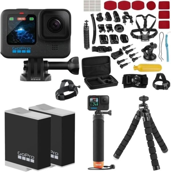 GoPro HERO12 Black Action Camera with Holiday Bundle